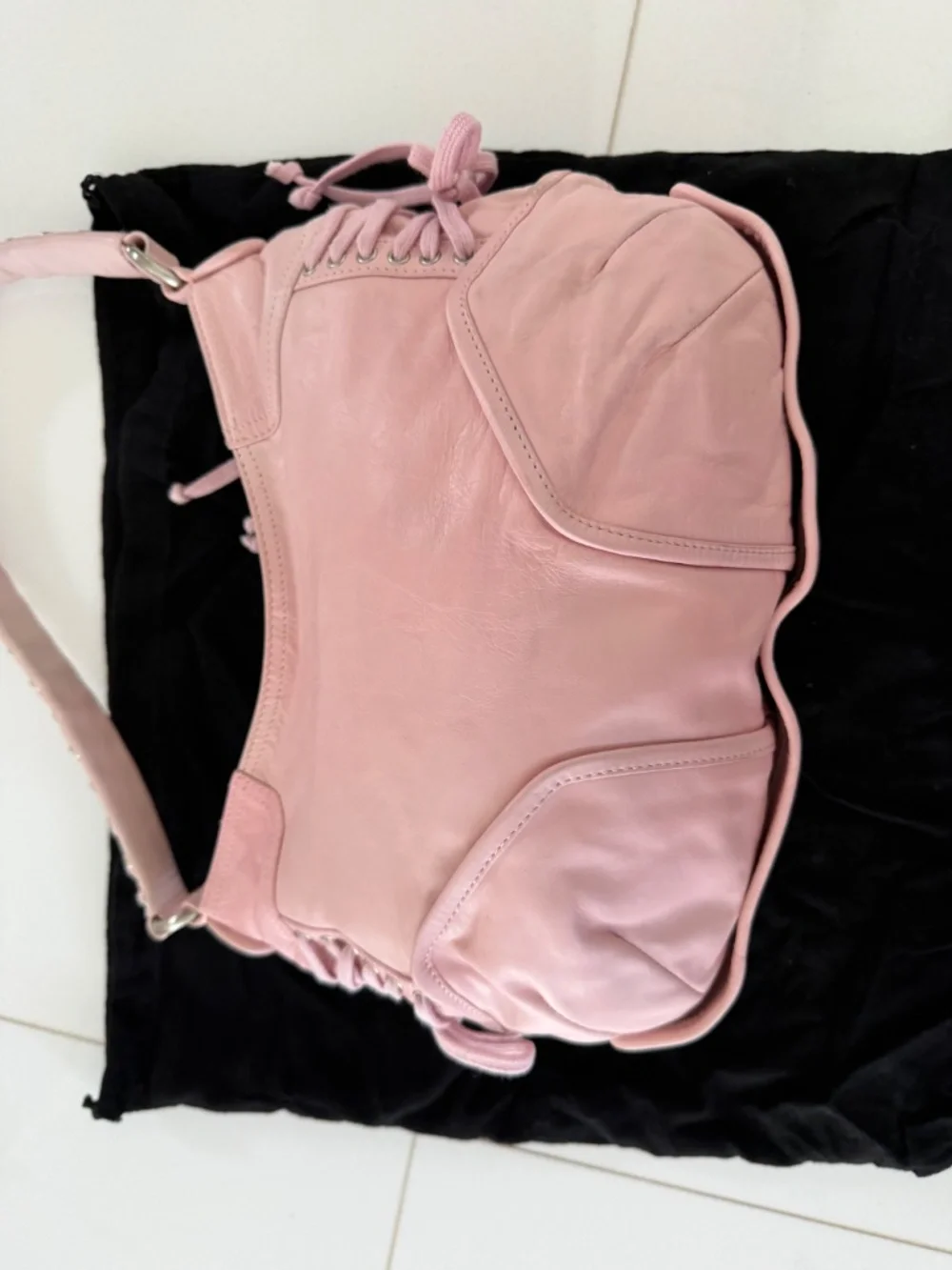 DKNY Pink Leather Bag